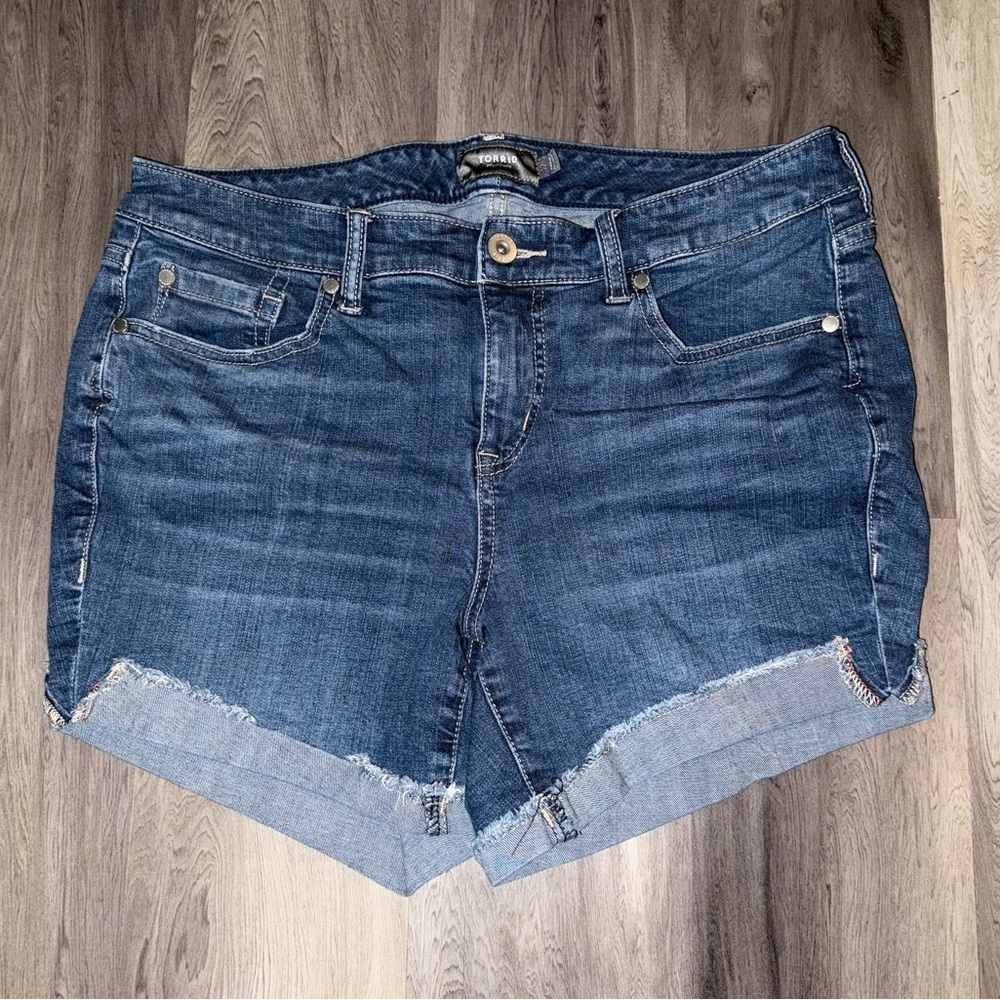 Torrid Blue Jean Shorts